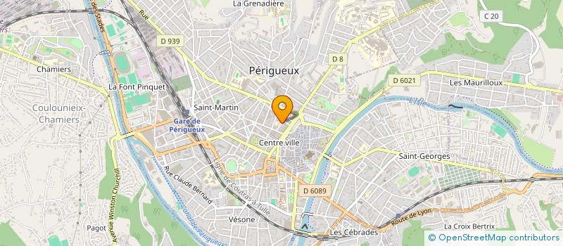 localisation de l'entreprise GEODES à PERIGUEUX