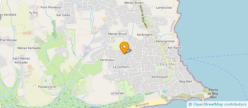 localisation de l'entreprise GEODESIE  FOUESNANT