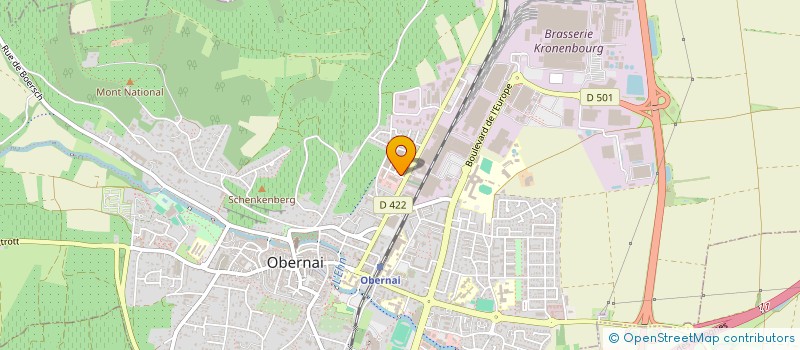 localisation de l'entreprise GEODESIGN à OBERNAI