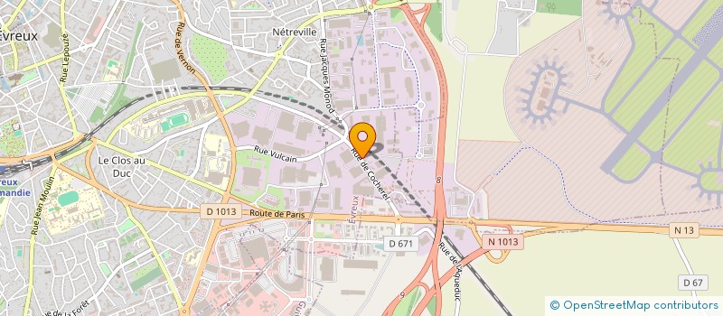 localisation de l'entreprise GEODIA CONSEILS à EVREUX