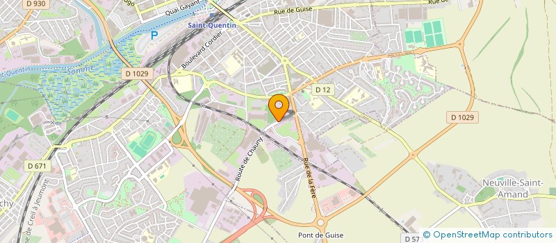 localisation de l'entreprise GEODIA MANUTENTION à SAINT QUENTIN