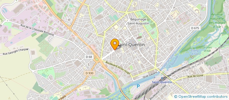 localisation de l'entreprise GEODIA MECANIQUE à SAINT-QUENTIN