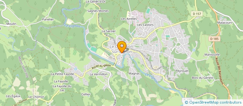 localisation de l'entreprise GEODIAG 4307 à LE CHAMBON SUR LIGNON