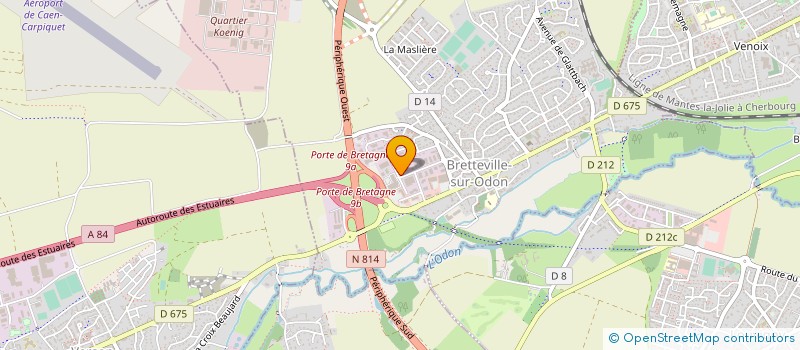 localisation de l'entreprise GEODIS à BRETTEVILLE-SUR-ODON