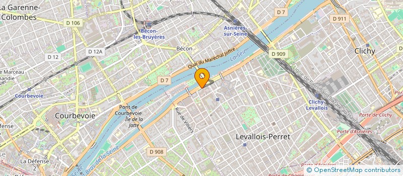 localisation de l'entreprise GEODIS CL RHONE-ALPES à LEVALLOIS-PERRET