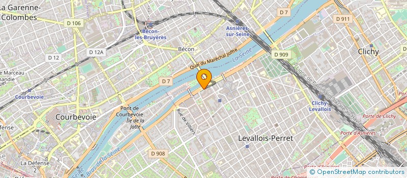 localisation de l'entreprise GEODIS D&E ARMORIQUE à LEVALLOIS-PERRET