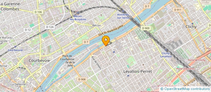 localisation de l'entreprise GEODIS D&E BRETAGNE à LEVALLOIS-PERRET