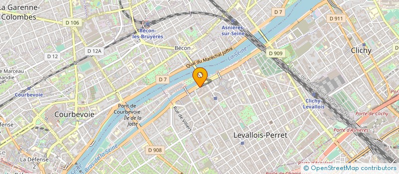 localisation de l'entreprise GEODIS D&E EQUIPEMENT à LEVALLOIS-PERRET