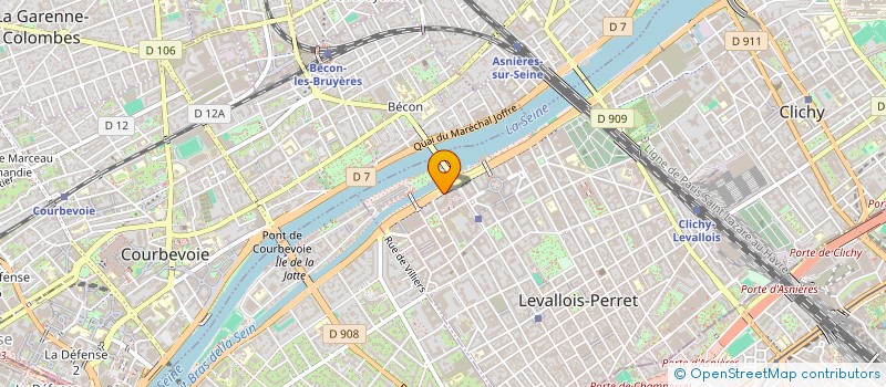 localisation de l'entreprise GEODIS D&E ILE-DE-FRANCE SERVICES à LEVALLOIS-PERRET