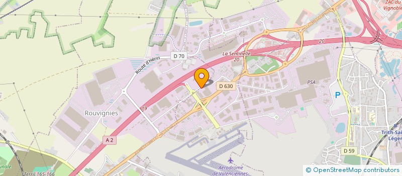 localisation de l'entreprise GEODIS D&E VALENCIENNES à ROUVIGNIES