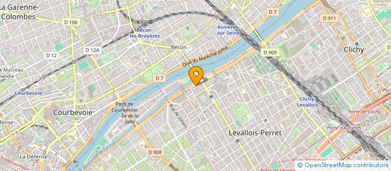 localisation de l'entreprise GEODIS DIVISION MESSAGERIE SERVICES G.D.M.S. à LEVALLOIS-PERRET