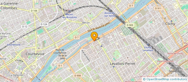 localisation de l'entreprise GEODIS DOUZE  LEVALLOIS-PERRET