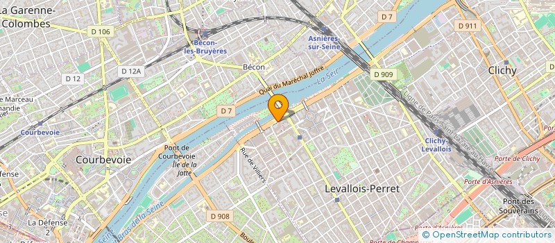 localisation de l'entreprise GEODIS E-LOGISTICS FRANCE à LEVALLOIS-PERRET