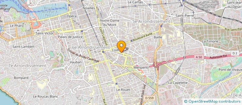 localisation de l'entreprise GEODIS-SOC PROVENCALE D EQUIPEMENT à MARSEILLE