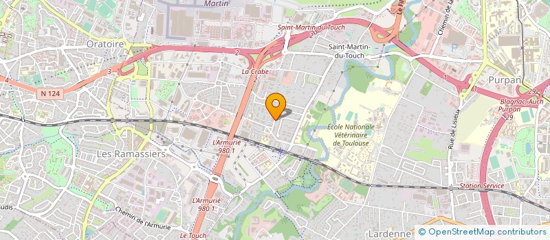 localisation de l'entreprise GEODIT à TOULOUSE