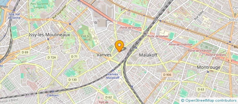 localisation de l'entreprise GEODUDE à IVRY-SUR-SEINE