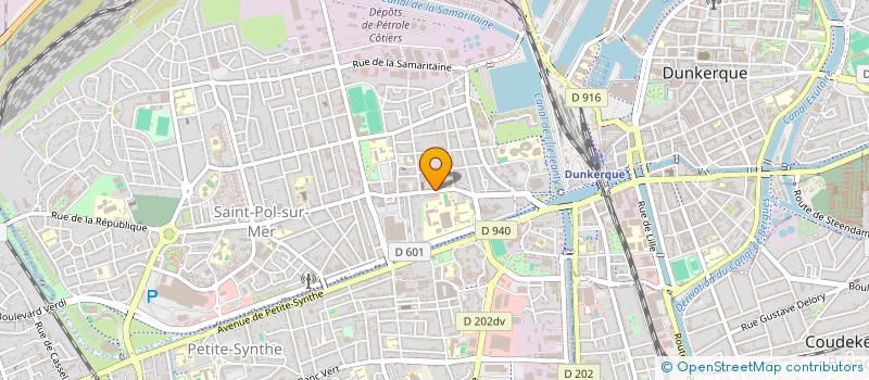 localisation de l'entreprise GEODUNES à DUNKERQUE
