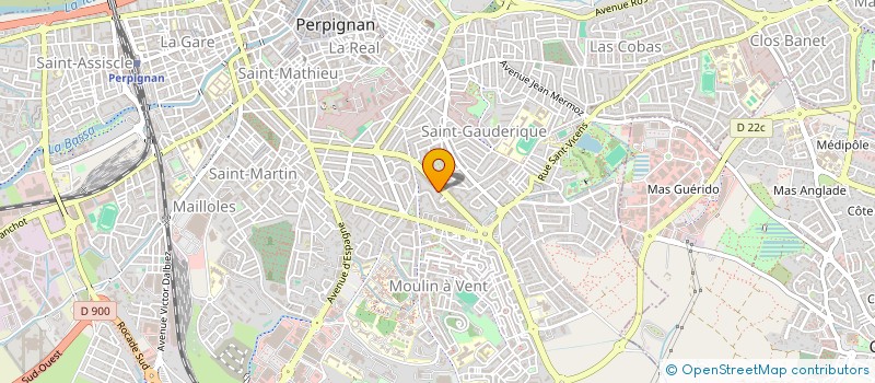 localisation de l'entreprise GEODYSSEA à PERPIGNAN