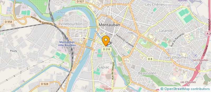 localisation de l'entreprise GEOFALCO à MONTAUBAN