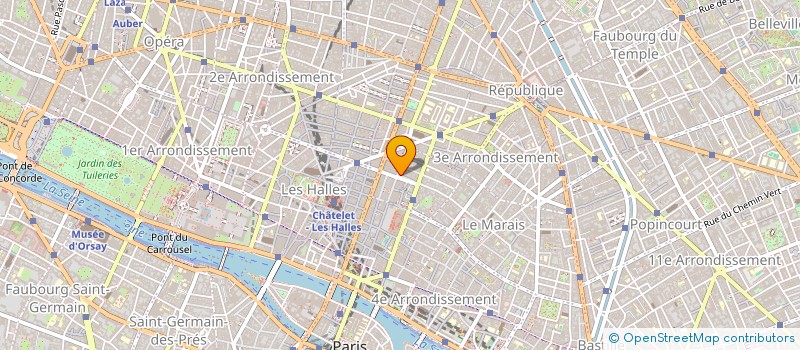 localisation de l'entreprise GEOFECA  PARIS