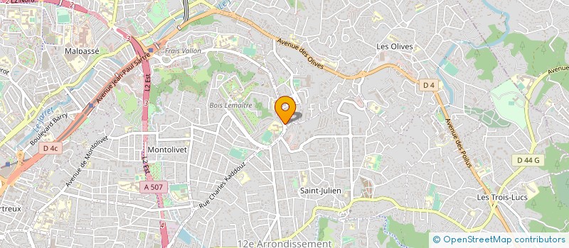 localisation de l'entreprise GEOFFLY à MARSEILLE