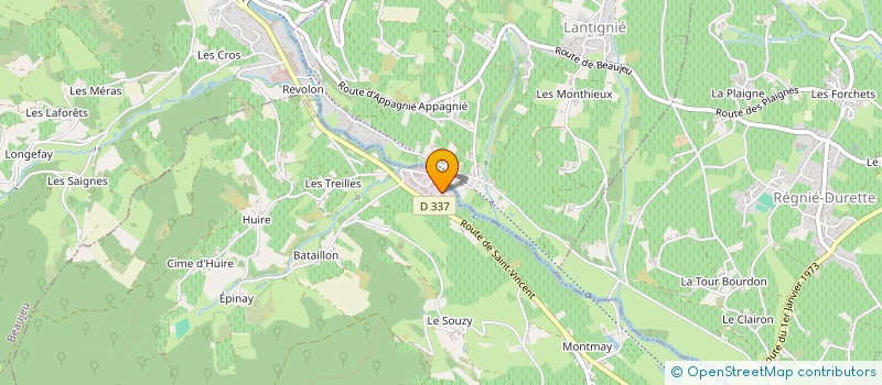 localisation de l'entreprise GEOFFRAY ET COMPAGNIE à LES ARDILLATS