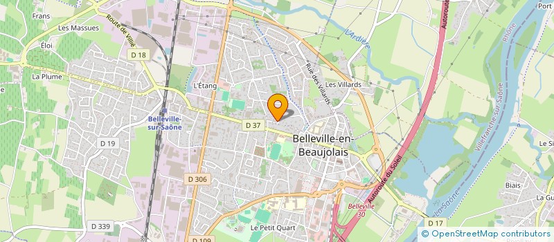 localisation de l'entreprise GEOFFRAY LES PIERRES DU BEAUJOLAIS SARL à BELLEVILLE-EN-BEAUJOLAIS