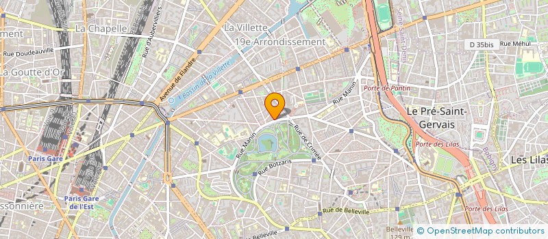 localisation de l'entreprise GEOFFREY à PARIS