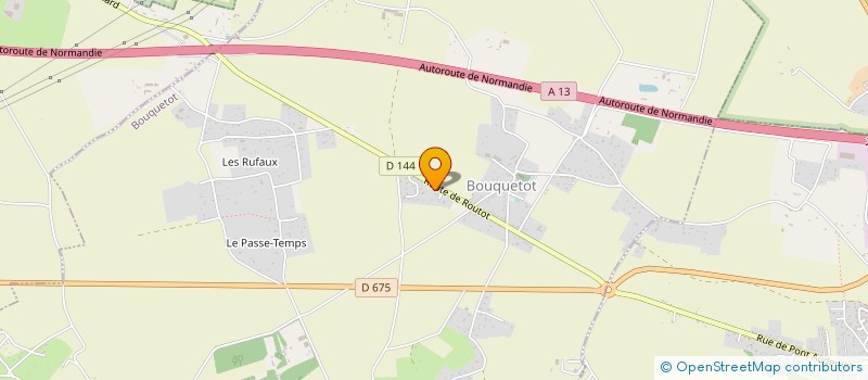 localisation de l'entreprise GEOFFREY BAUDIN  BOUQUETOT