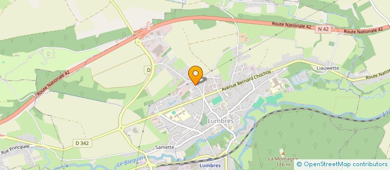 localisation de l'entreprise GEOFFREY BRICOUT EXPERT-COMPTABLE ET CONSEIL  LUMBRES