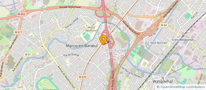 localisation de l'entreprise GEOFFREY DEVRED CONSULTING  MARCQ-EN-BARUL