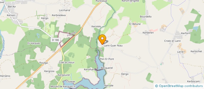 localisation de l'entreprise GEOFFREY LE FERRAND & ASSOCIES  LA TRINITE-SUR-MER