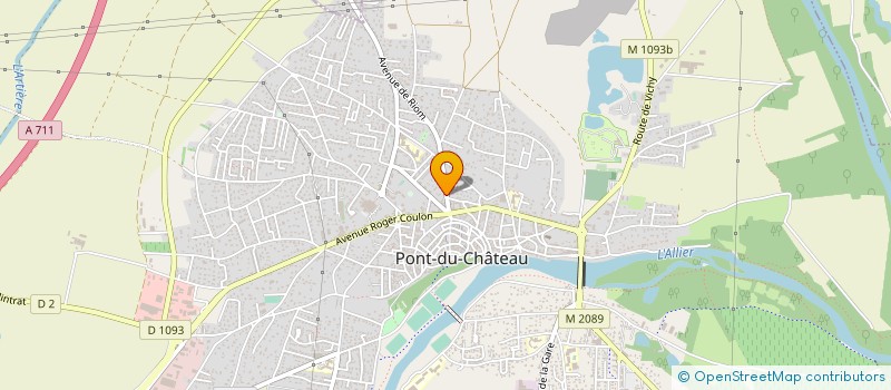 localisation de l'entreprise GEOFFREY SERVICES  PONT-DU-CHATEAU