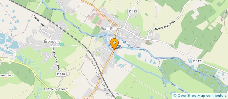 localisation de l'entreprise GEOFFREY TRABOUILLET  PONT-REMY