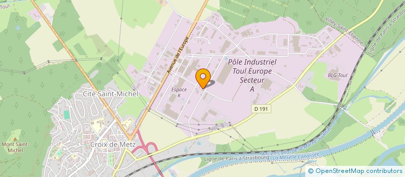 localisation de l'entreprise GEOFFROY AUTOMOBILES 2 à TOUL