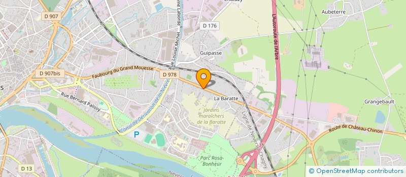 localisation de l'entreprise GEOFFROY EQUIPEMENT à NEVERS