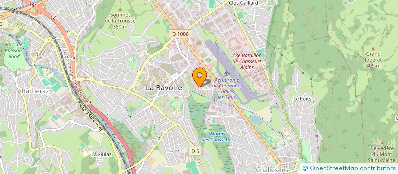 localisation de l'entreprise GEOFFROY ET FILS  LA RAVOIRE