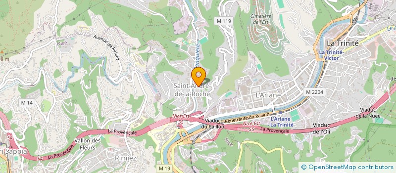 localisation de l'entreprise GEOFFROY GAMBA VINS ET SPIRITUEUX  SAINT-ANDRE-DE-LA-ROCHE