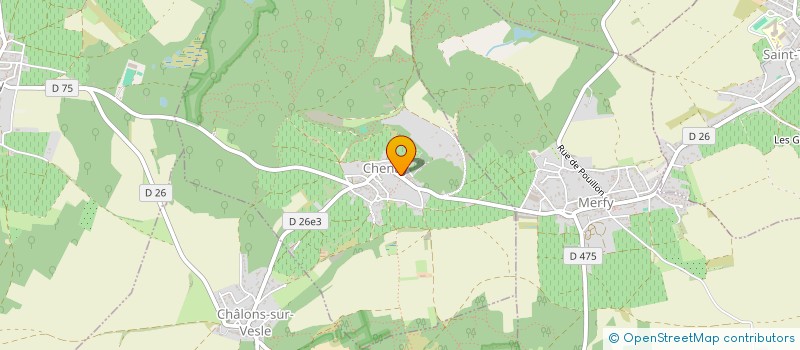 localisation de l'entreprise GEOFFROY HOLDING  CHENAY