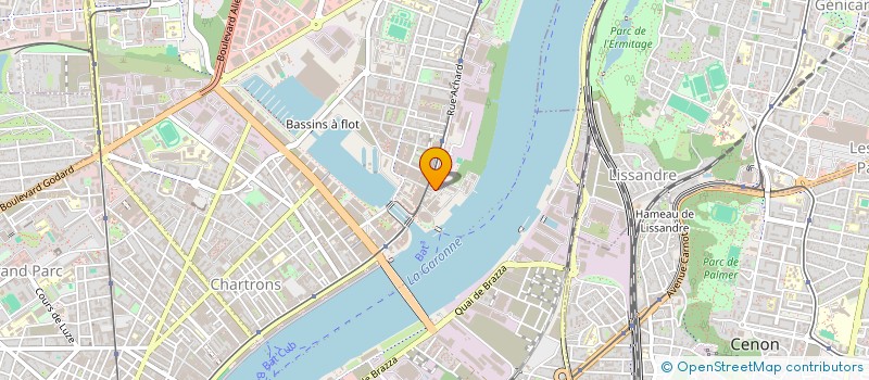 localisation de l'entreprise GEOFFROY MORENO  BORDEAUX