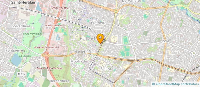 localisation de l'entreprise GEOFFROY SUR SCENE  SAINT-HERBLAIN