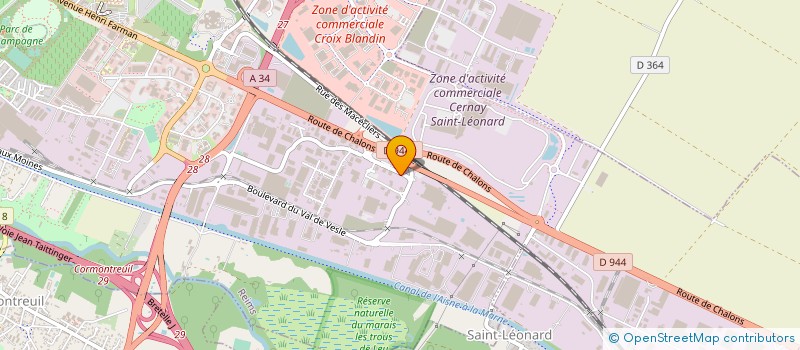 localisation de l'entreprise GEOFFROYETGEOFFROY  REIMS