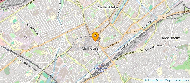 localisation de l'entreprise GEOFIM  MULHOUSE