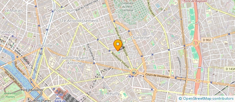 localisation de l'entreprise GEOFLORA DISTRIBUTION à PARIS