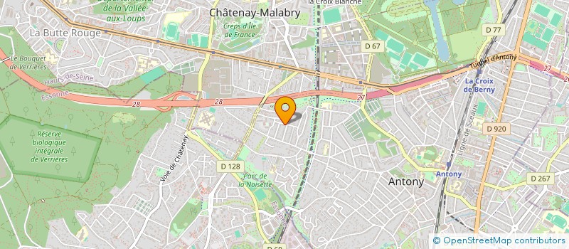 localisation de l'entreprise GEOFOR  ANTONY