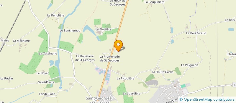 localisation de l'entreprise GEOFORAGE 49 à CHEMILLE-EN-ANJOU