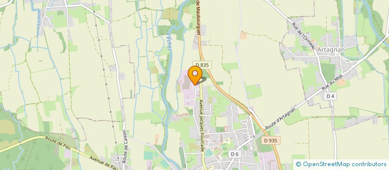 localisation de l'entreprise GEOFORAGE  VIC-EN-BIGORRE