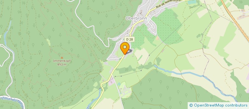 localisation de l'entreprise GEOFOREST  OBERBRONN