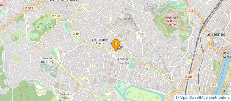 localisation de l'entreprise GEOFRANCE à RUEIL-MALMAISON