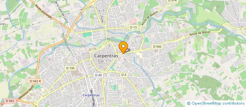 localisation de l'entreprise GEOFRANCE à CARPENTRAS